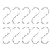 QUVIO Ophanghaken - Zilver - 12 cm (h) - 10 stuks
