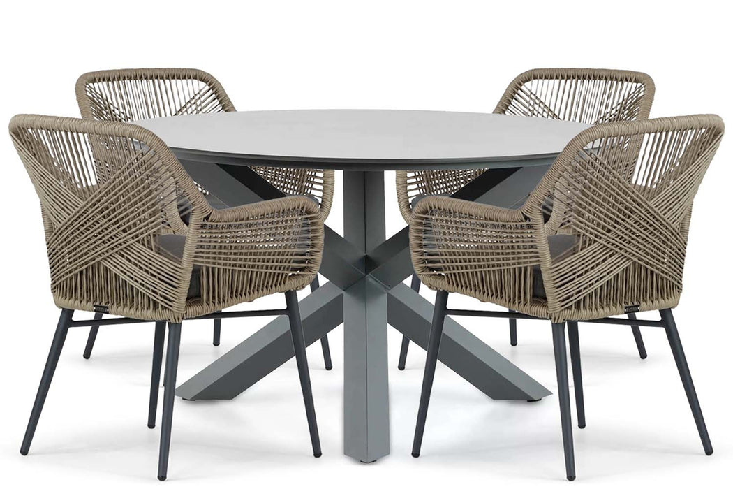 Lifestyle Advance/Orino 130 cm dining tuinset 5-delig - 21303