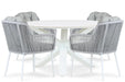 Santika Tendenza/Orino 130 cm dining tuinset 5-delig - 21312