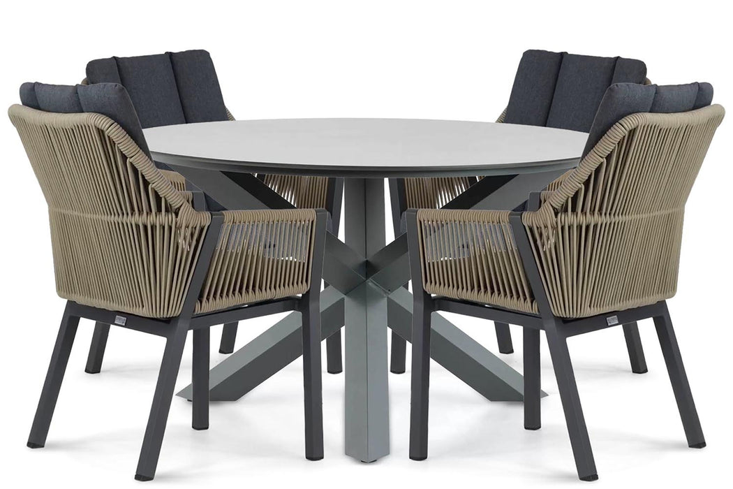 Lifestyle Verona/Orino 130 cm dining tuinset 5-delig - 21306