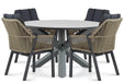 Lifestyle Verona/Orino 130 cm dining tuinset 5-delig - 21306