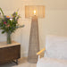 By-Boo Vloerlamp Oshu Jute, 146cm hoog - Beige - Japandi
