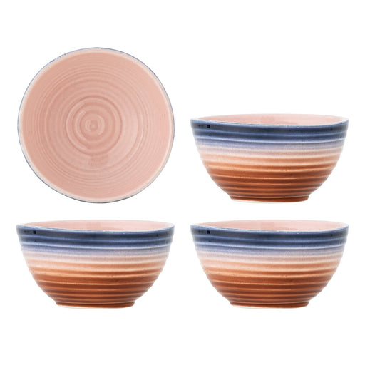 Bloomingville Schaal Tatum 12cm, Set van 4 stuks - Meerkleurig - ThatLyfeStyle
