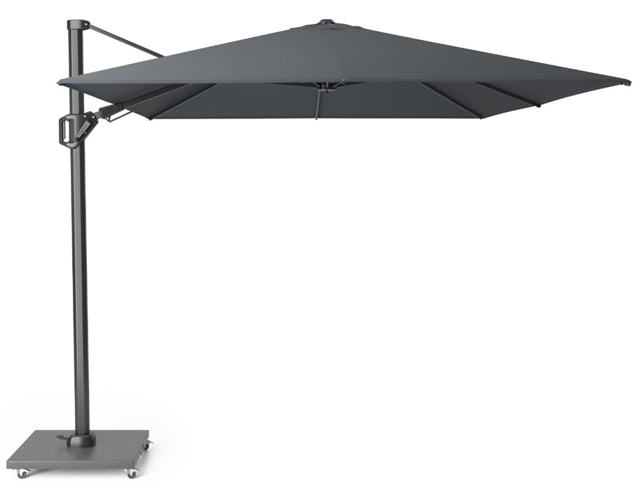 Platinum Challenger zweefparasol 3.5x2.6 m T2 (excl. voet) antraciet