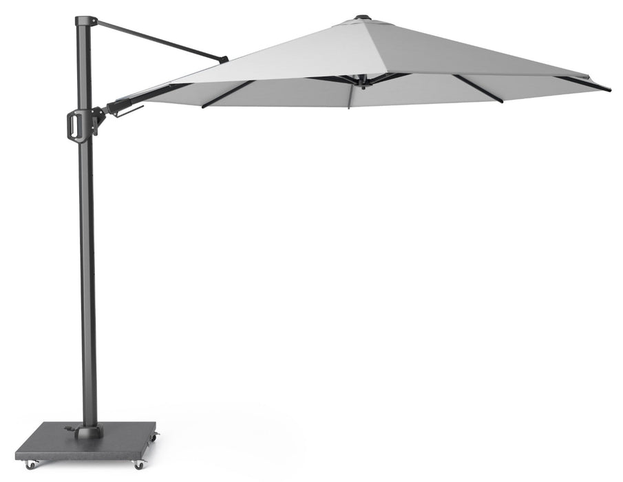 Platinum Challenger zweefparasol 3.5m T2 (excl. voet) licht grijs