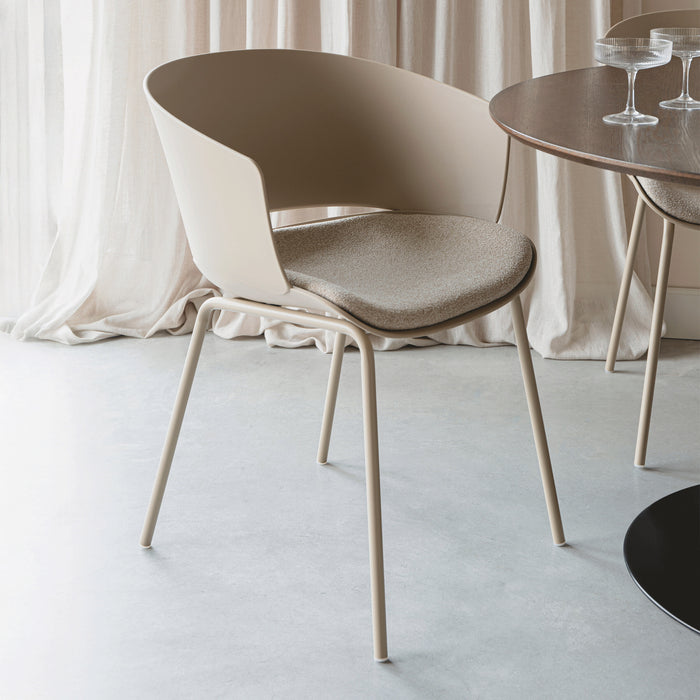 ZILT Eetkamerstoel Elam - Beige - ThatLyfeStyle