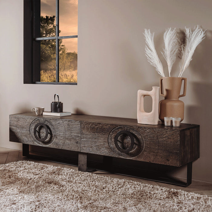 Tower Living TV-meubel Padua Mangohout, 200cm - Bruin