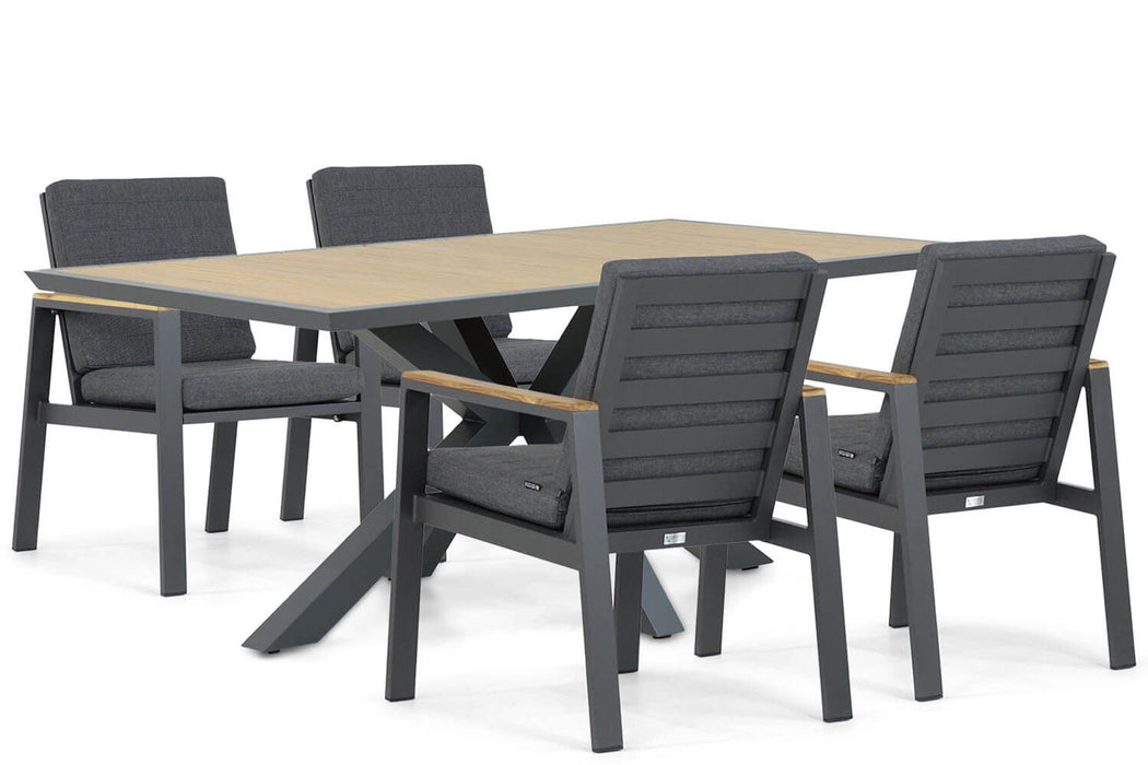 Lifestyle Marietta/Palermo 181 cm dining tuinset 5-delig