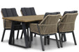 Lifestyle Verona/Palta 180 cm dining tuinset 5-delig - 19337