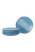 Bloomingville Bord Safie Set van 6 stuks - Blauw