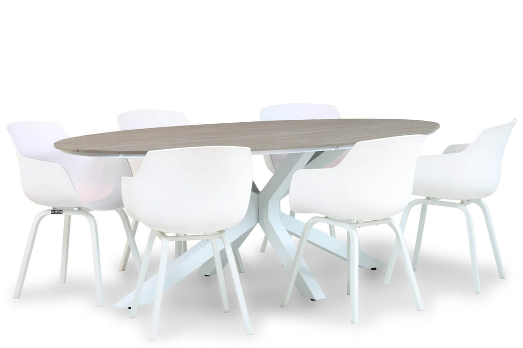 Lifestyle Salina/Panama 220 cm dining tuinset 7-delig