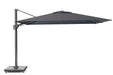 Platinum Challenger zweefparasol 2.6x3.5m T2 premium (excl. voet) faded black