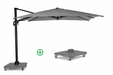 Santika Belize Deluxe parasol 300 x 300cm antraciet (incl. voet)