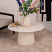 Sohome Ronde Salontafel Puck Mangohout, 80cm - Ivoor
