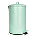 QUVIO Pedaalemmer 12 L - Metaal - Groen