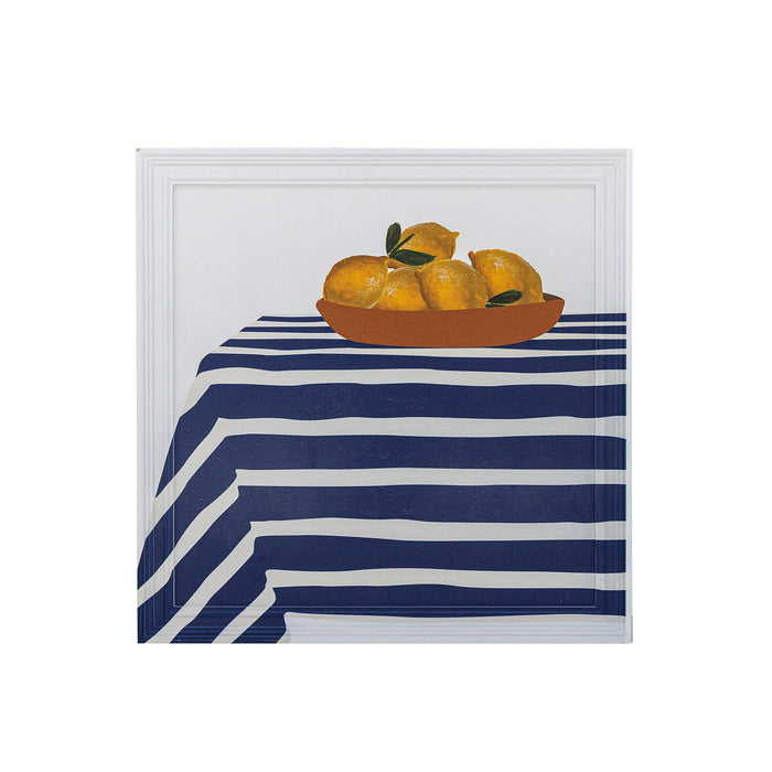 Bloomingville Wandpaneel Limone 40 x 40cm - Meerkleurig