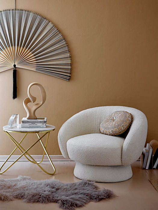 Bloomingville Fauteuil Ted Bouclé - Off White