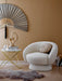 Bloomingville Fauteuil Ted Bouclé - Off White