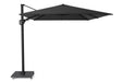 Platinum Challenger zweefparasol 3.5x2.6m T2 premium matt black frame (excl. voet) jet black