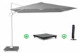 Platinum Challenger zweefparasol T2 wit frame 3x3m (incl. voet en hoes) manhattan