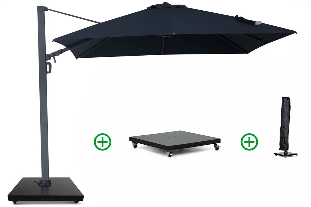 Camello Luna zweefparasol 3x3m S2 Excellent (incl. voet + hoes) - 23550