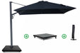 Camello Luna zweefparasol 3x3m S2 Excellent (incl. voet + hoes) - 23550