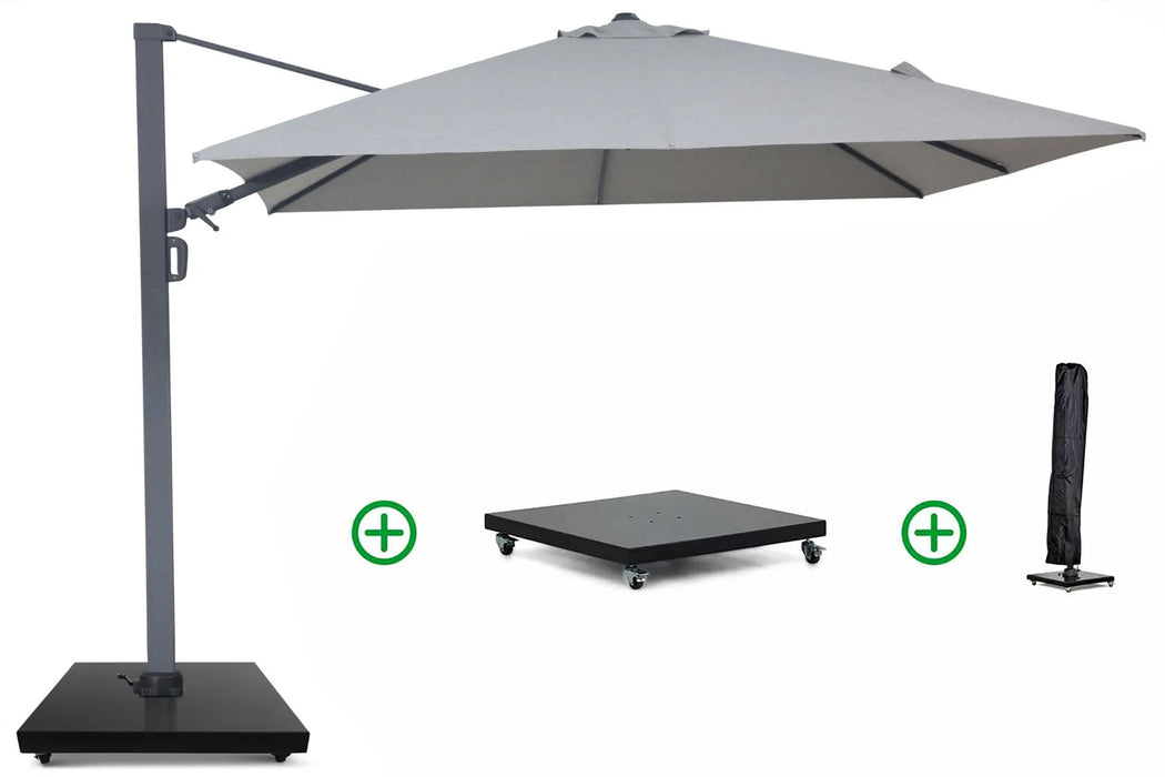 Camello Luna zweefparasol 3x3m S2 Excellent (incl. voet + hoes) - 23551