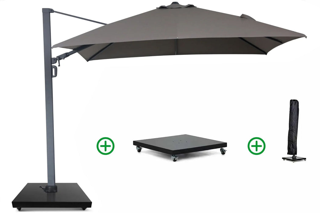 Camello Luna zweefparasol 3x3m S2 Excellent (incl. voet + hoes) - 23552