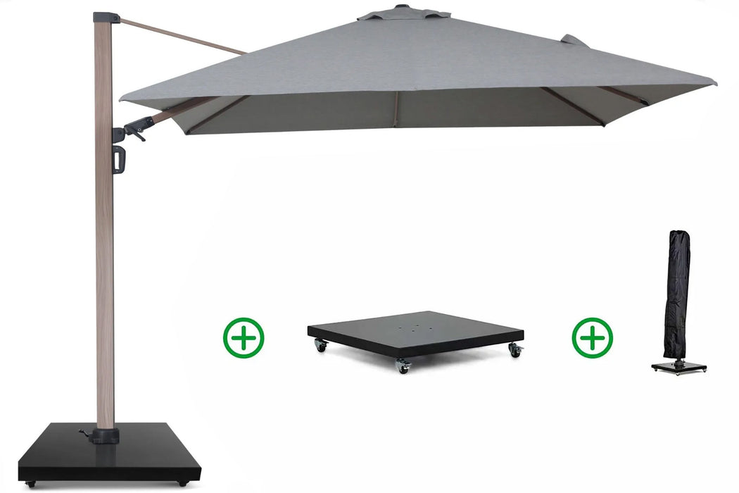 Camello Luna zweefparasol 3x3m S2 Excellent (incl. voet + hoes) - 23554