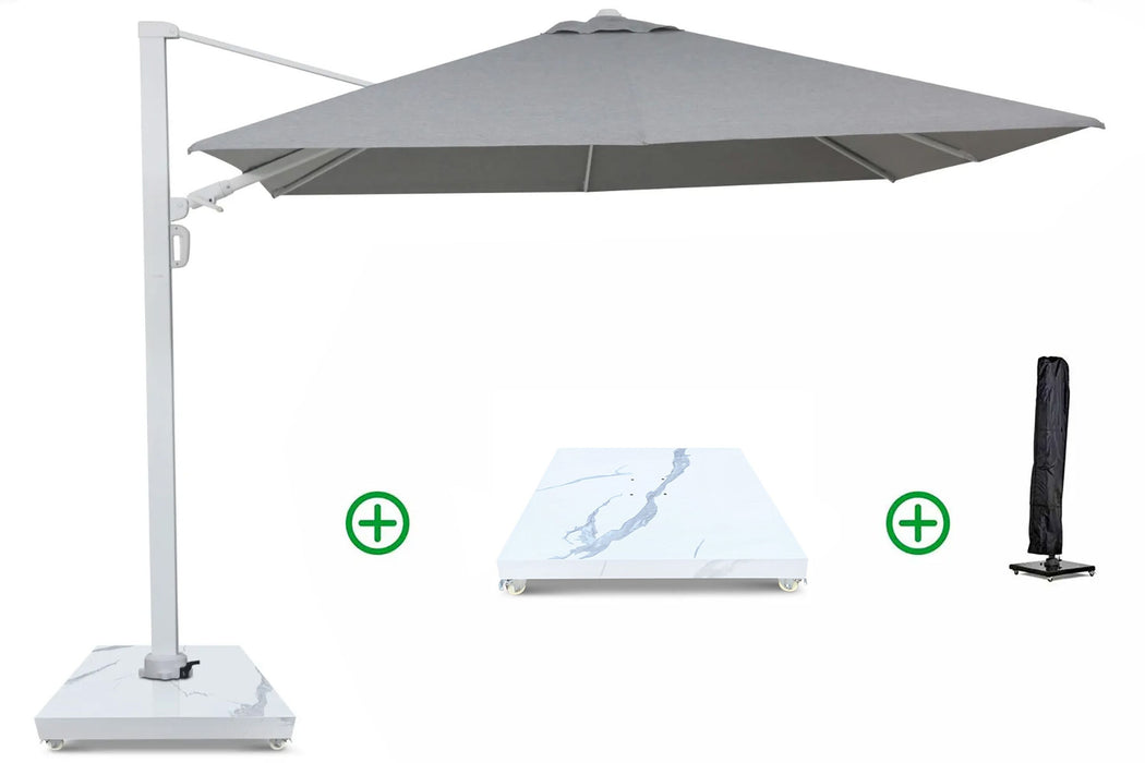 Camello Luna zweefparasol 3x3m S2 Excellent (incl. voet + hoes) - 23553