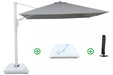 Camello Luna zweefparasol 3x3m S2 Excellent (incl. voet + hoes) - 23553
