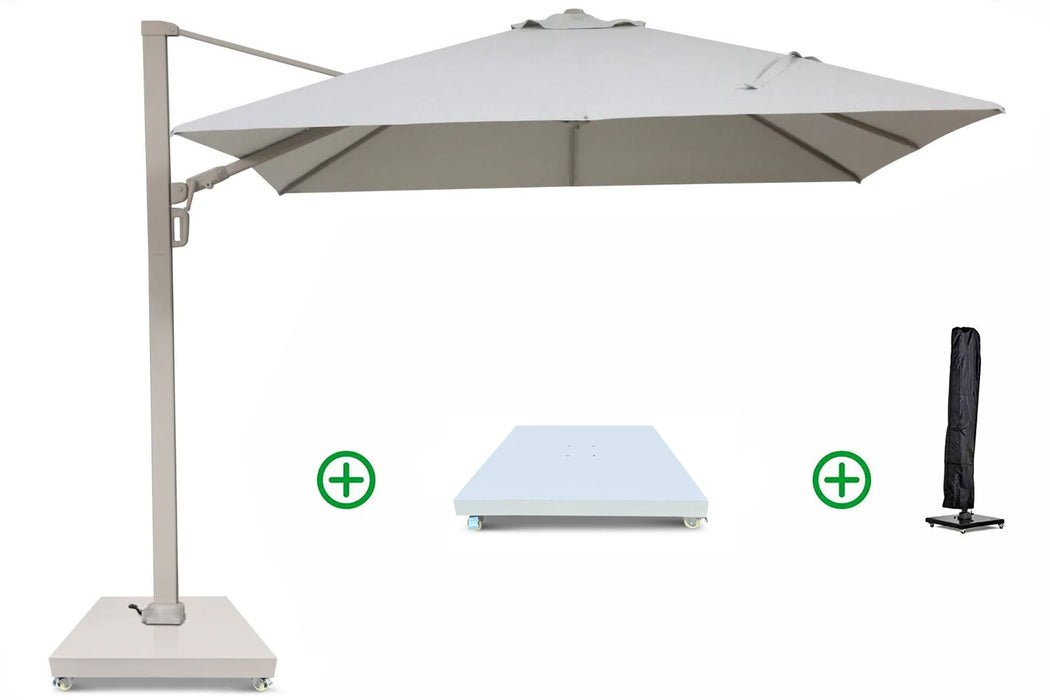 Camello Luna zweefparasol 3x3m S2 Excellent (incl. voet + hoes) - 23568