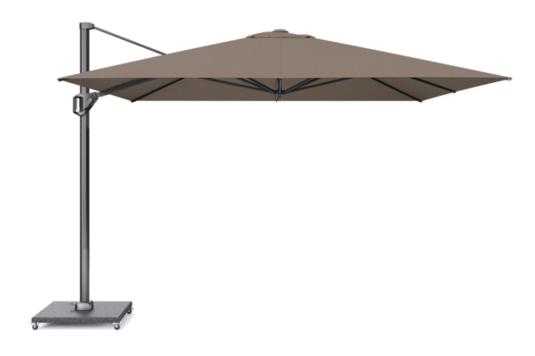 Platinum Challenger zweefparasol 3.5x3.5m T1 premium (excl. voet) havana