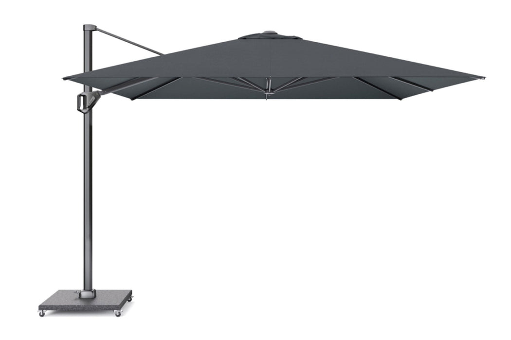 Platinum Challenger zweefparasol 3.5x3.5m T1 premium (excl. voet) faded black