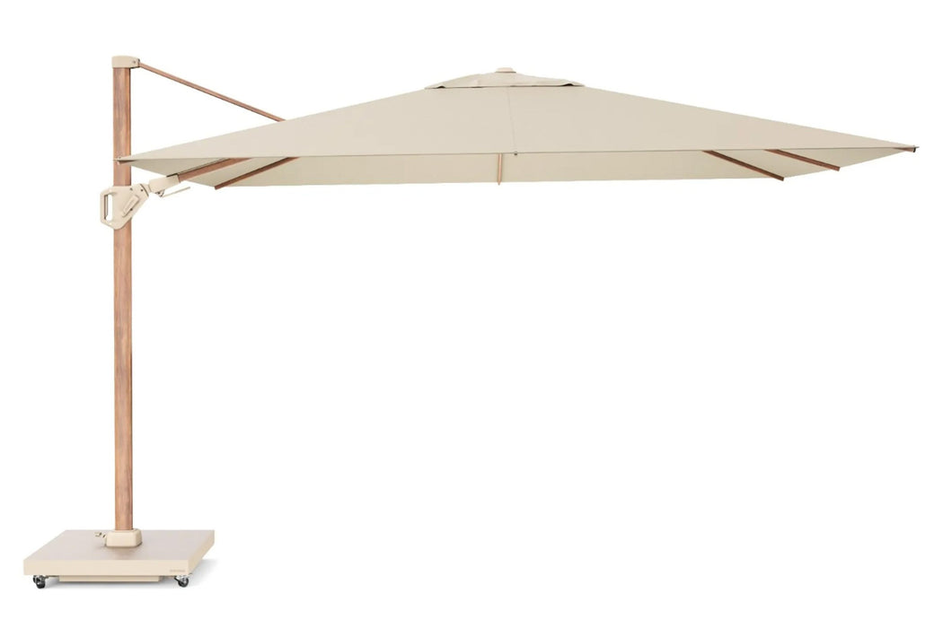 Platinum Challenger zweefparasol 2.6x3.5m T2 premium (excl.voet) champagne