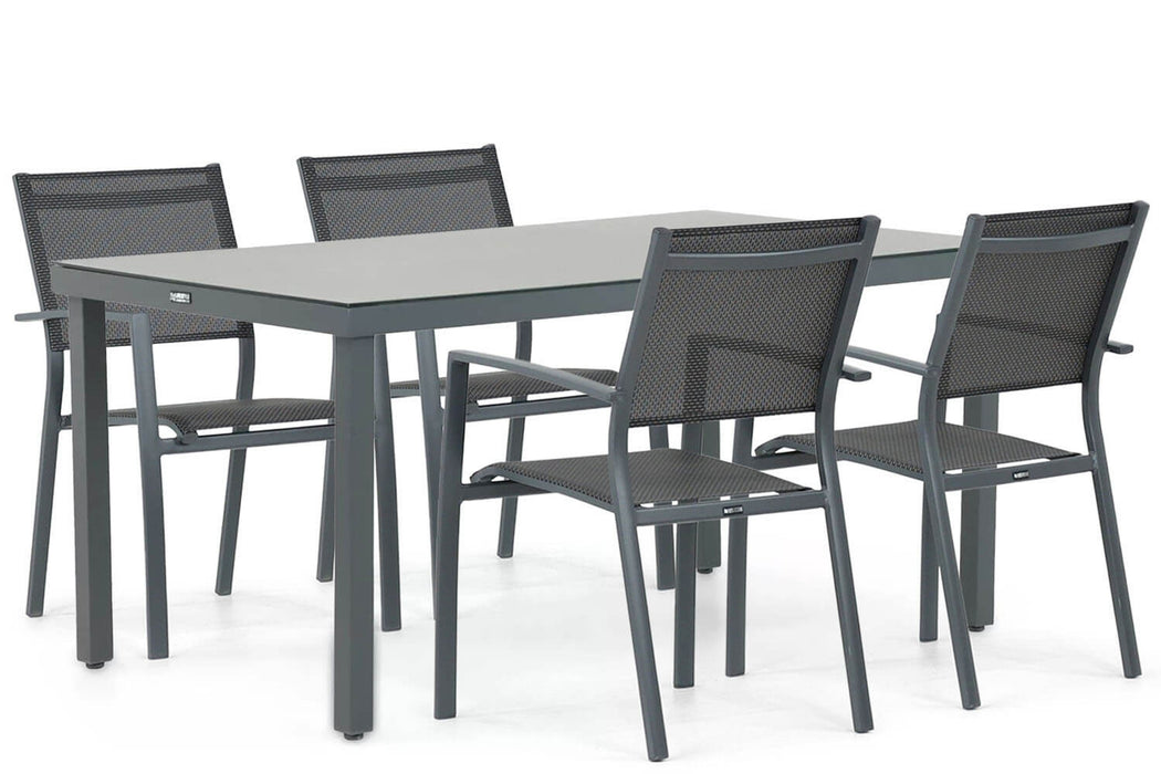 Lifestyle Sella/Porto 160 cm dining tuinset 5-delig