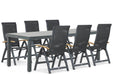 Presto Tarenta/Porto 220 cm dining tuinset 7-delig