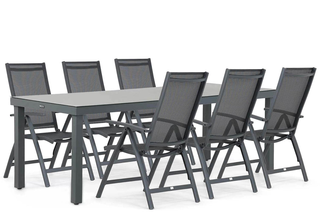 Presto Vasto/Porto 220 cm dining tuinset 7-delig
