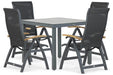 Presto Tarenta/Porto 90 cm dining tuinset 5-delig
