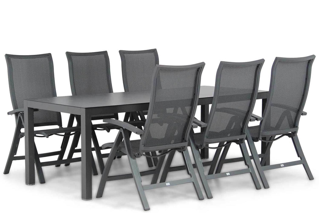 Presto Lucardo/Madras 220 cm dining tuinset 7-delig
