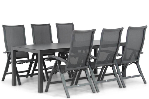 Presto Lucardo/Madras 220 cm dining tuinset 7-delig