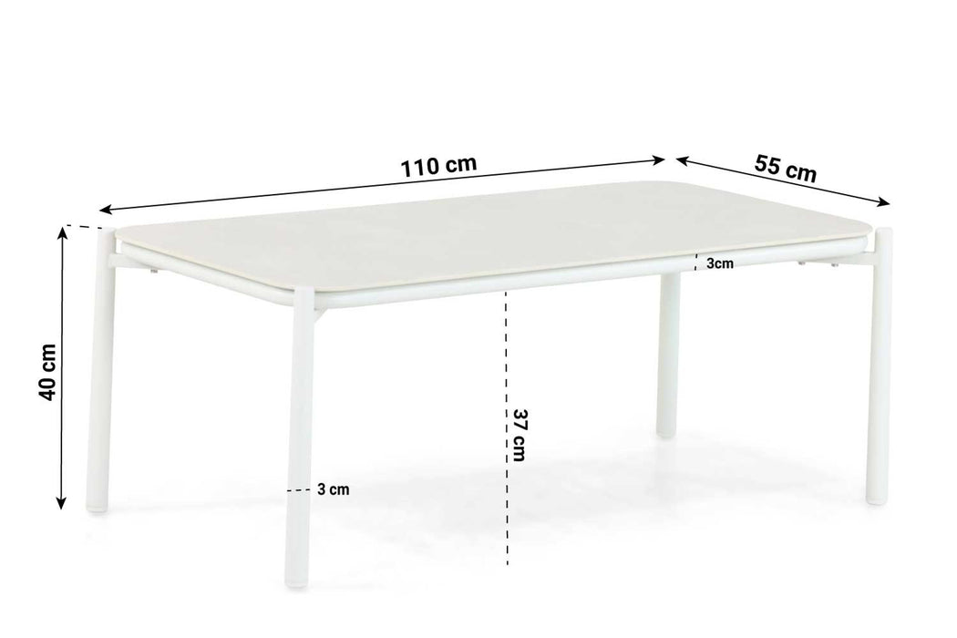Presto Lunaro loungetafel 110 x 55 cm