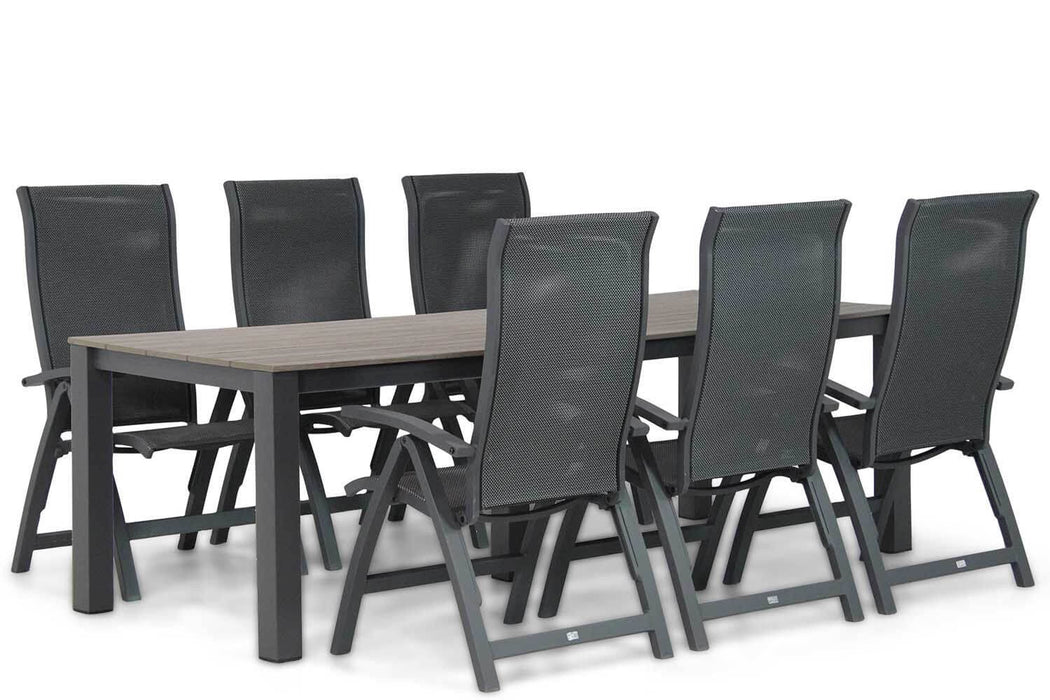 Presto Tarenta/Valley 240 cm dining tuinset 7-delig