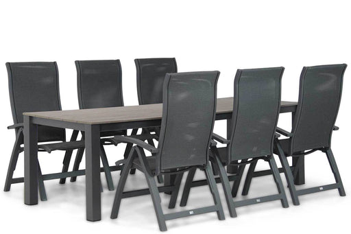 Presto Tarenta/Valley 240 cm dining tuinset 7-delig