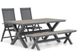 Presto Vasto/Forest 180 cm dining tuinset 4-delig