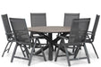 Presto Vasto/Ancona 150 cm rond dining tuinset 7-delig