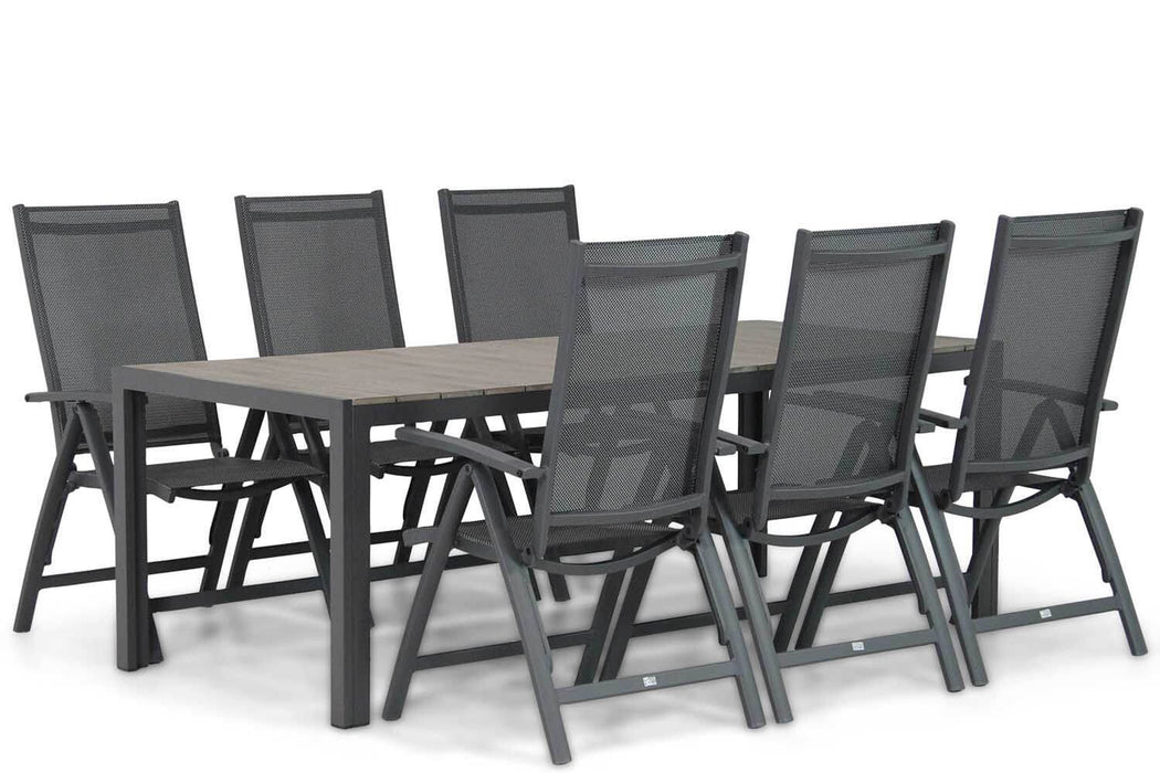 Presto Vasto/Young 217 cm dining tuinset 7-delig