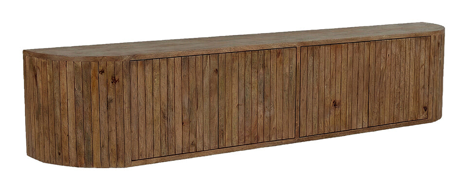 LABEL51 TV-meubel Miya Mangohout, 220cm - Naturel