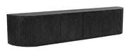 LABEL51 TV-meubel Miya Mangohout, 220cm - Zwart