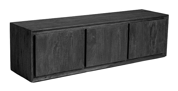 LABEL51 TV-meubel Nori Mangohout, 140cm - Zwart